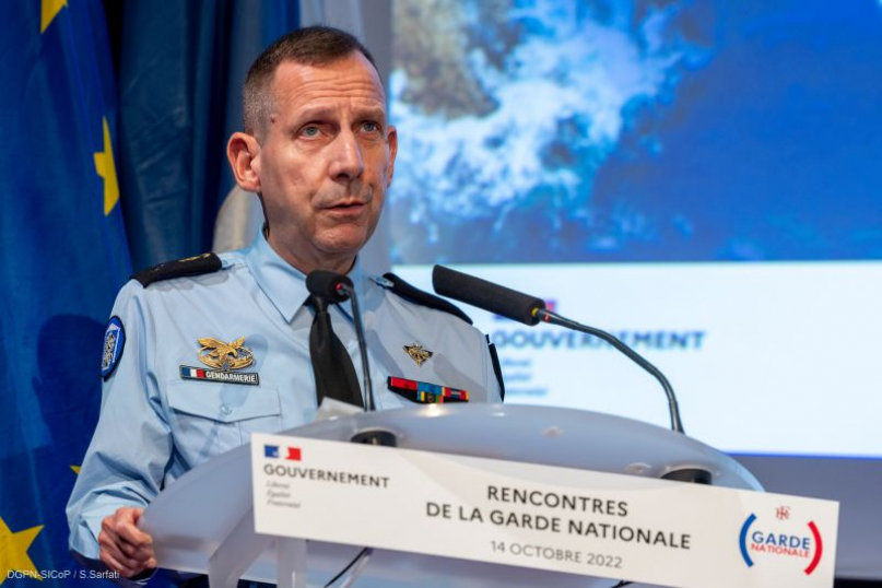 Général Gaspari pour l'ouverture des JNR 2022