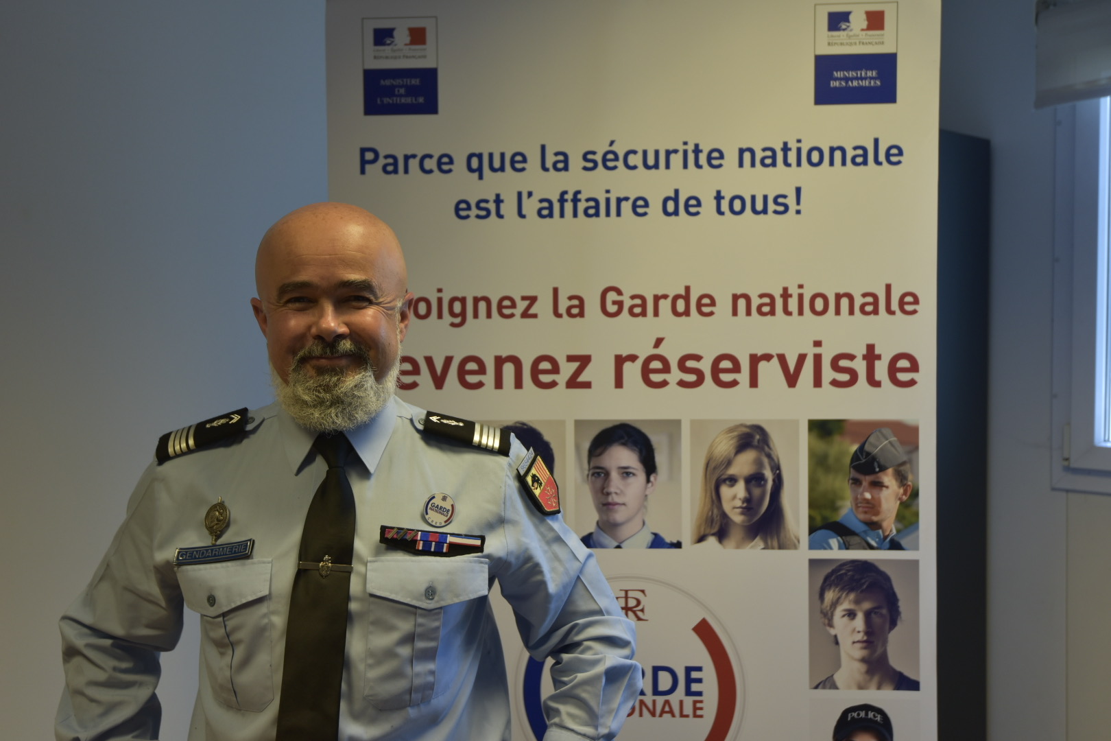 Vincent, reserviste de la Gendarmerie nationale