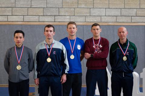5 hommes médaillés Trophée de la garde nationale 2019